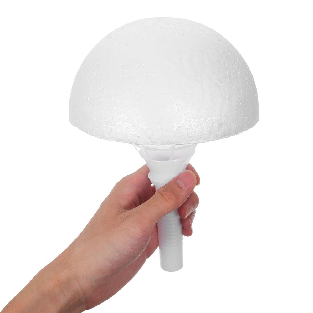 Bouquet Holder Foam - ファッションホワイトフォームブーケホルダー半円形DIY造花ホルダーフォーム素材ブライダルブーケホルダーウェディング用品