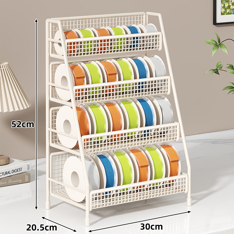 花屋用シルク リボン収納 デスクトップ フラワーアート用品  - Florist Supply Ribbon のレビューと価格