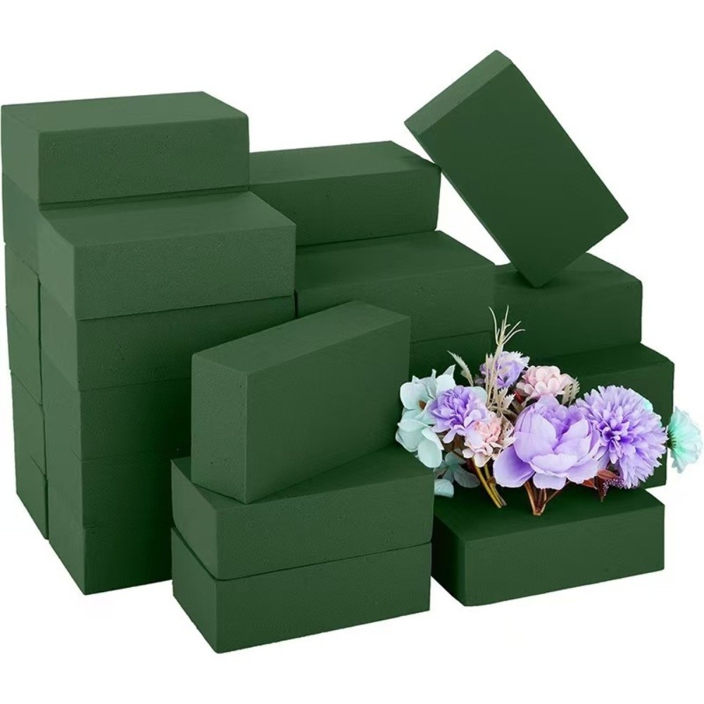 グリーンフラワーアレンジメントフォーム長方形吸水性DIYフラ - Bouquet Holder Foam のレビューと価格