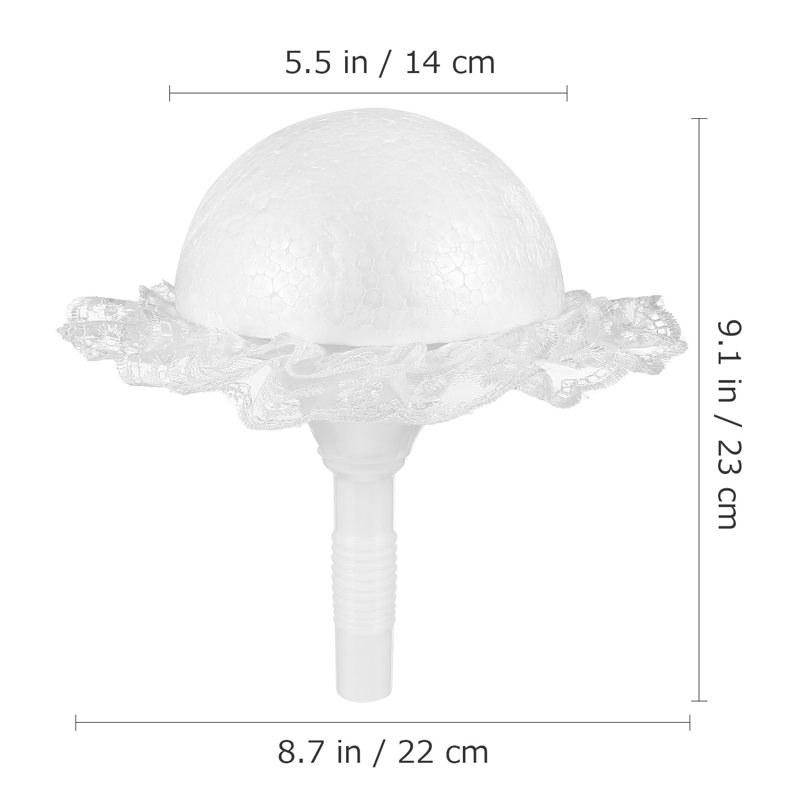 花嫁のウェディングパーティー用のプレミアムレーストリムフォー - Bouquet Holder Foam のレビューと価格