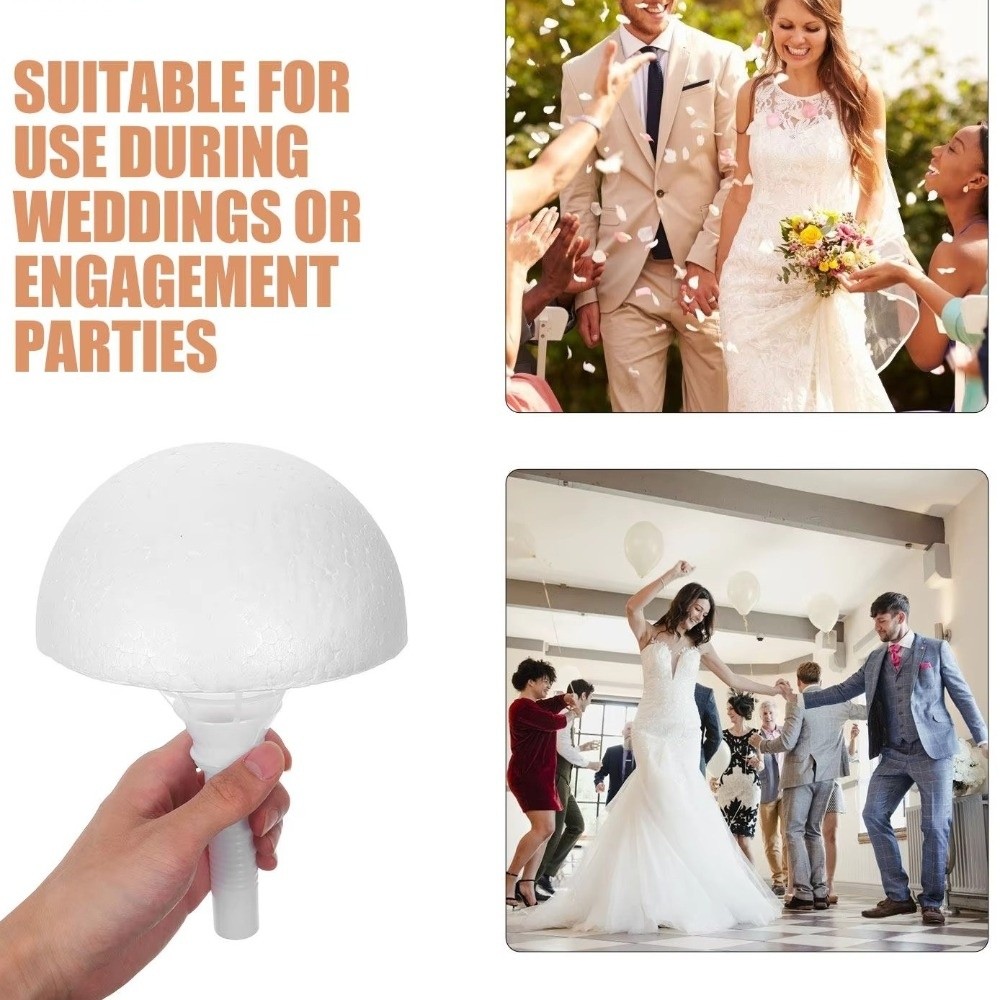 ファッションホワイトフォームブーケホルダー半円形DIY造花ホ - Bouquet Holder Foam のレビューと価格