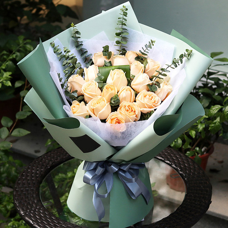 20 ピース/パックの花の包装紙 2 色両面花束花の包装紙花 - Florist Supply Wholesale のレビューと価格