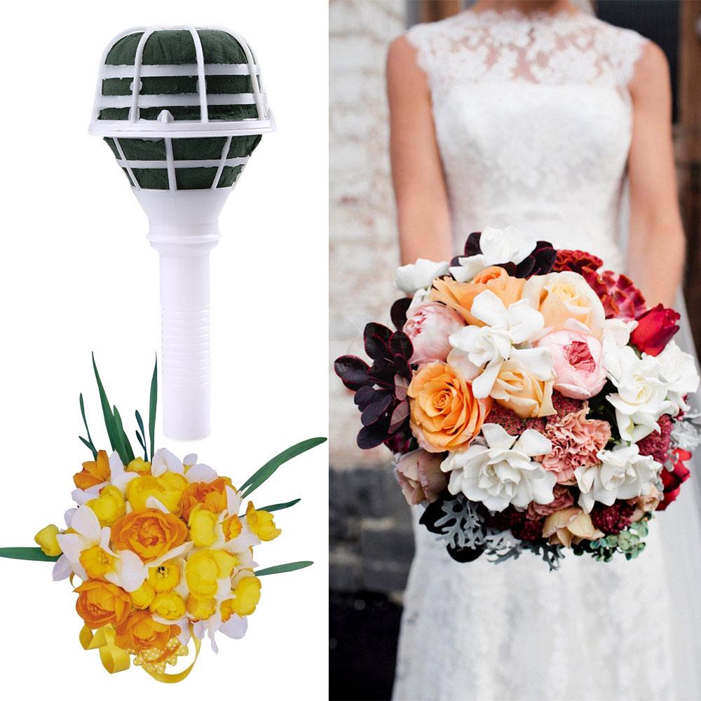 練習用ガジェットDIYデコレーションフラワーホルダー結婚式用 - Bouquet Holder Foam のレビューと価格