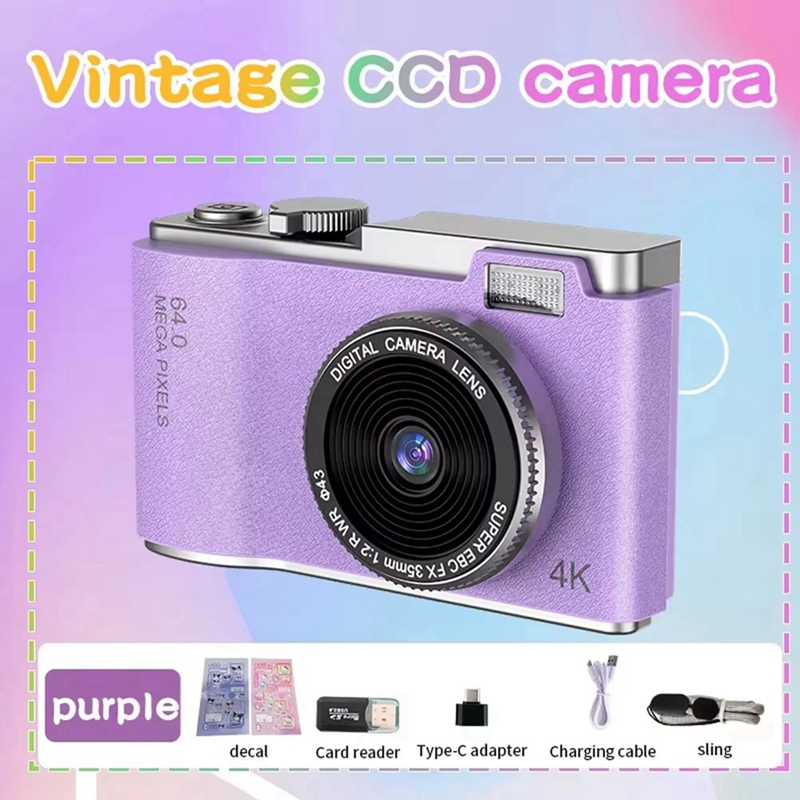 4K CCD 8倍デジタルズームデジタルカメラ 学生向けコン - B&J Florist Supply Nyc のレビューと価格
