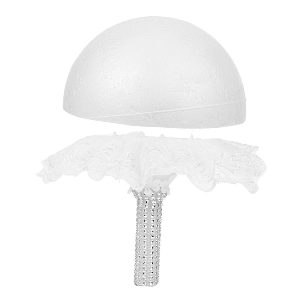 ファッションホワイトレースフォームブーケホルダー フォーム素 - Bouquet Holder Foam のレビューと価格